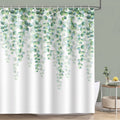 Bonhause Eucalyptus Leaves Shower Curtain | 180x180cm Waterproof Polyester