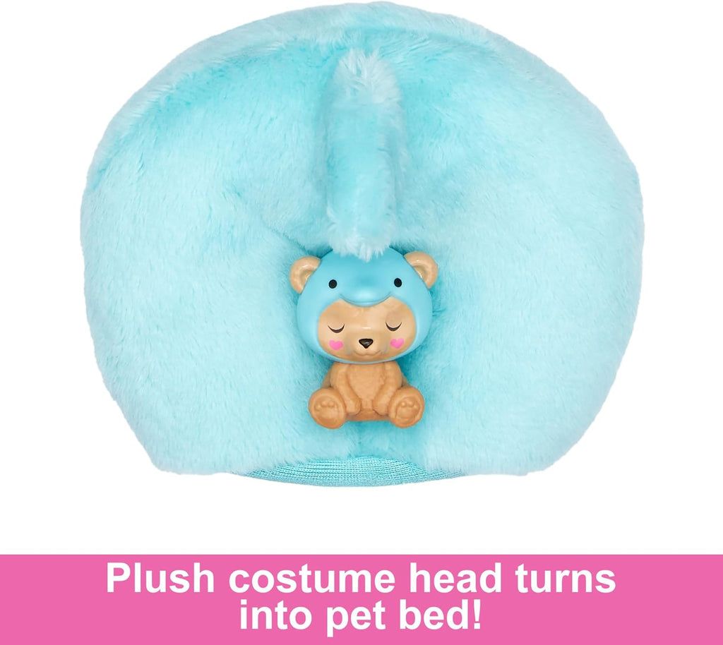 Barbie Cutie Reveal Doll - Teddy Bear in Dolphin Costume with 10 Surprises