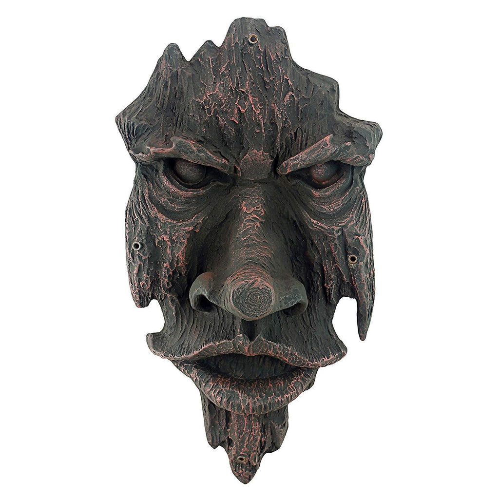 Design Toscano Greenman Tree Face Wall Sculpture - 38cm Woodtone Polyresin