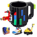 MA3TY Build-On Brick Mug – DIY Creative 12oz Coffee Cup with 3 Bags