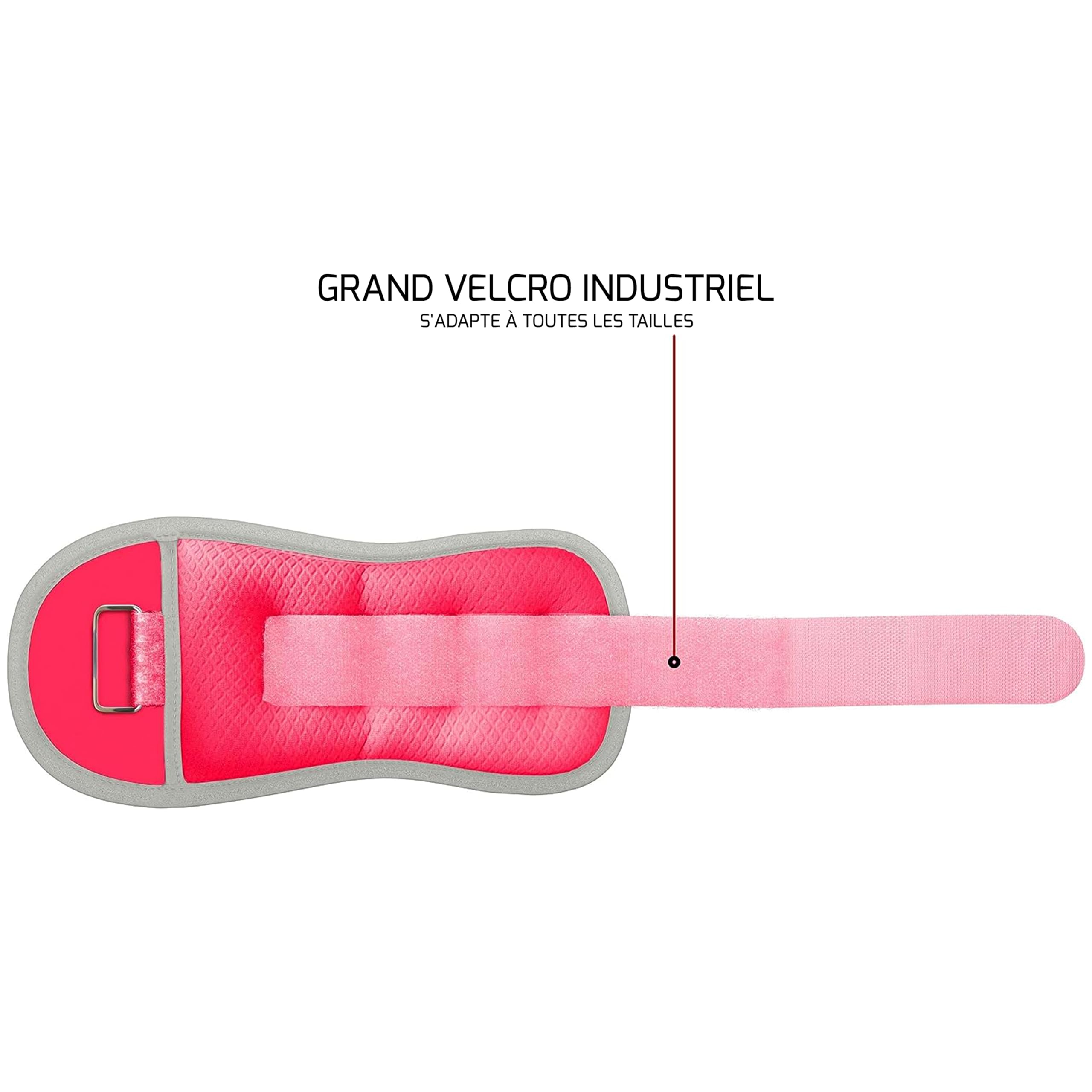 Adjustable Neoprene Ankle and Wrist Weights - 1 Pair Set