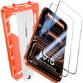 UniqueMe iPhone 17 Pro Max Screen Protector - 9H Tempered Glass 2-Pack