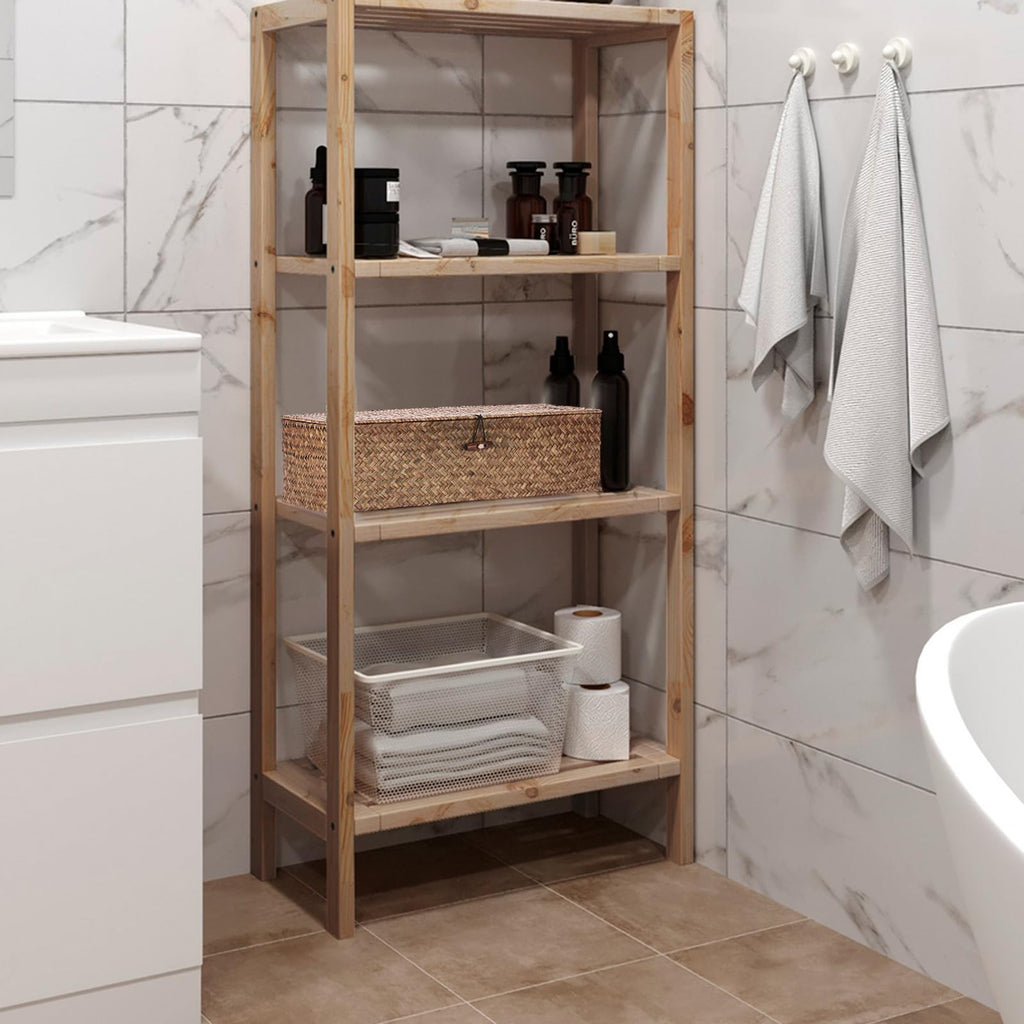 IGNPION 3-Compartment Seagrass Storage Baskets with Lid Woven Seagrass Desktop Basket Bathroom Storage Organiser Box - image 3