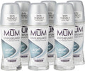 Mum Unperfumed Roll On Deodorant – 48h Anti-Perspirant Vegan 6 Pack