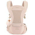 Bebear Hipseat Baby Carrier – Ergonomic Cotton with Teething Pads, Pink