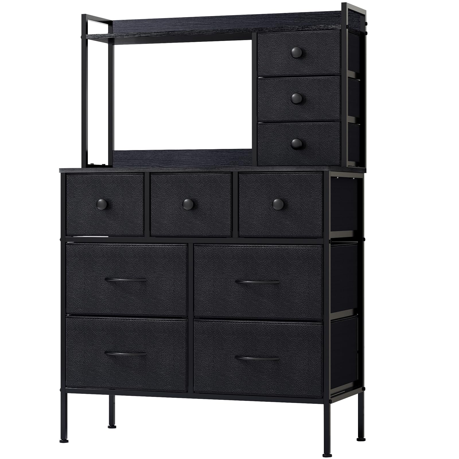 Mintnook 10-Drawer Fabric Dresser | Large Bedroom Chest of Drawers