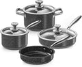 Jolof Store 7-Piece Nonstick Stainless Steel Induction Cookware Set