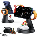 Meifigno 3-in-1 Magnetic Wireless Charging Station for iPhone and Watch