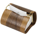 Jolof Store Walnut Wood Tissue Box Holder – Decorative Rectangular Cover
