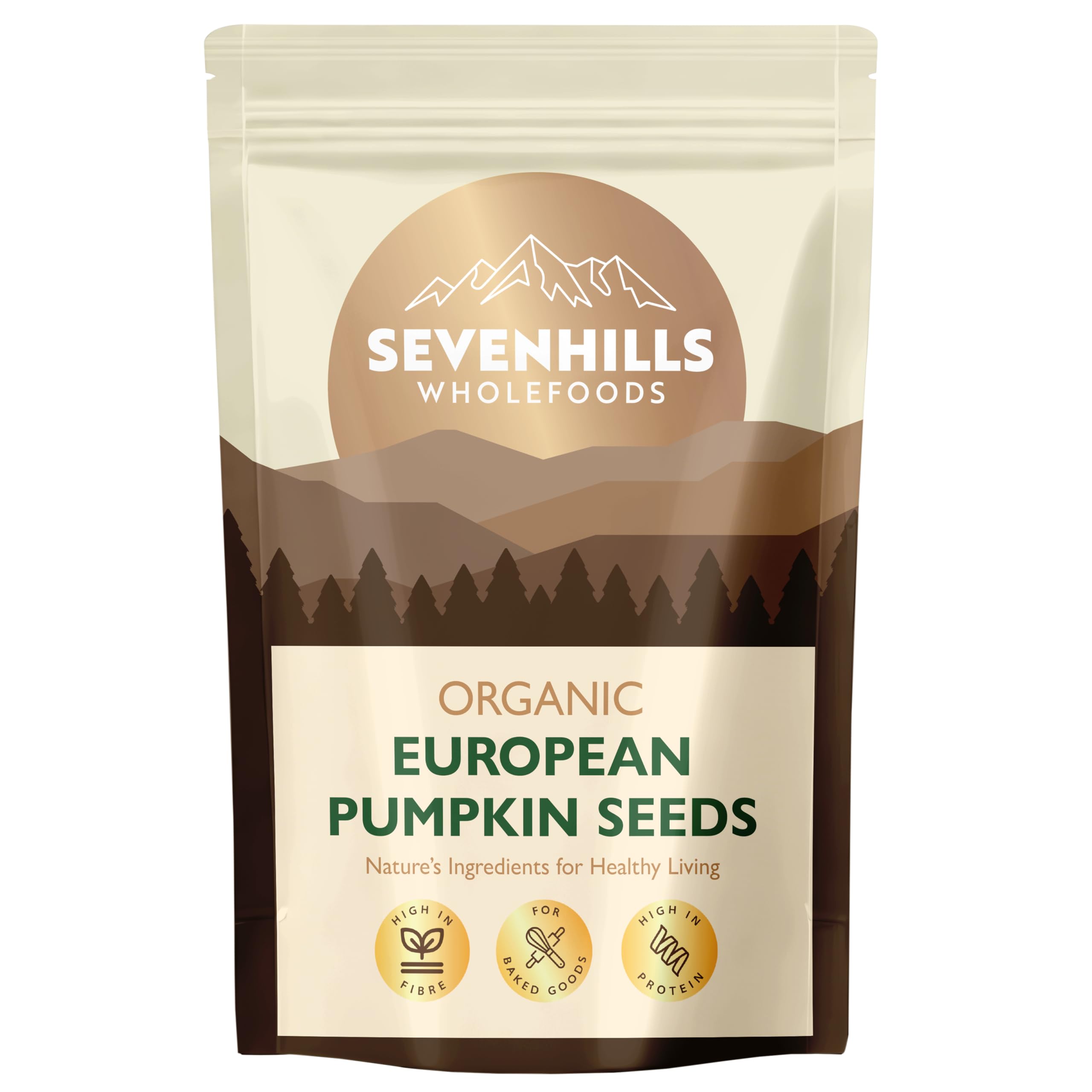 Sevenhills Wholefoods Organic European Pumpkin Seeds - 900g from Austria