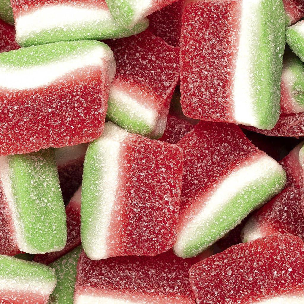 Watermelon Slices - 1kg Bulk Bag Gummy Pick and Mix Sweets