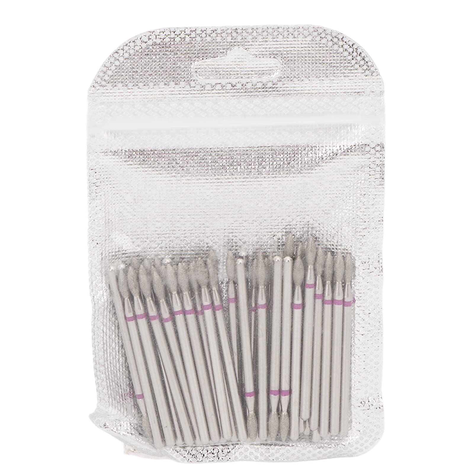 50pcs Flame Nail Drill Bits – Carborundum Cuticle Remover Set