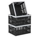 Ziglous 35 Litre Plastic Collapsible Storage Boxes, Folding Storage Crate - image 1