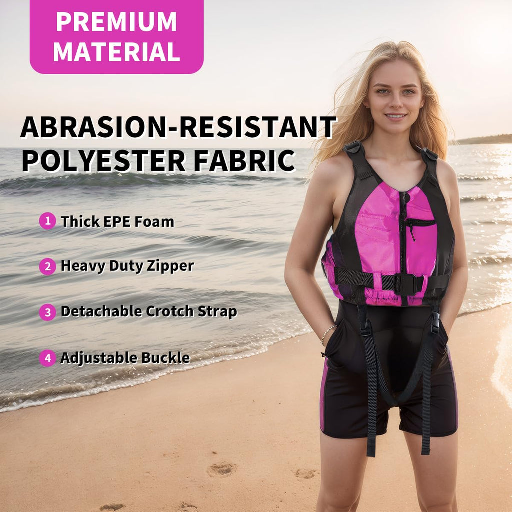 Owntop Buoyancy Aid - Adjustable Swim Vest for Kayaking and Fishing