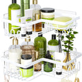 HapiRm Corner Shower Caddy | 2-Pack No-Drill Stainless Steel Shelves