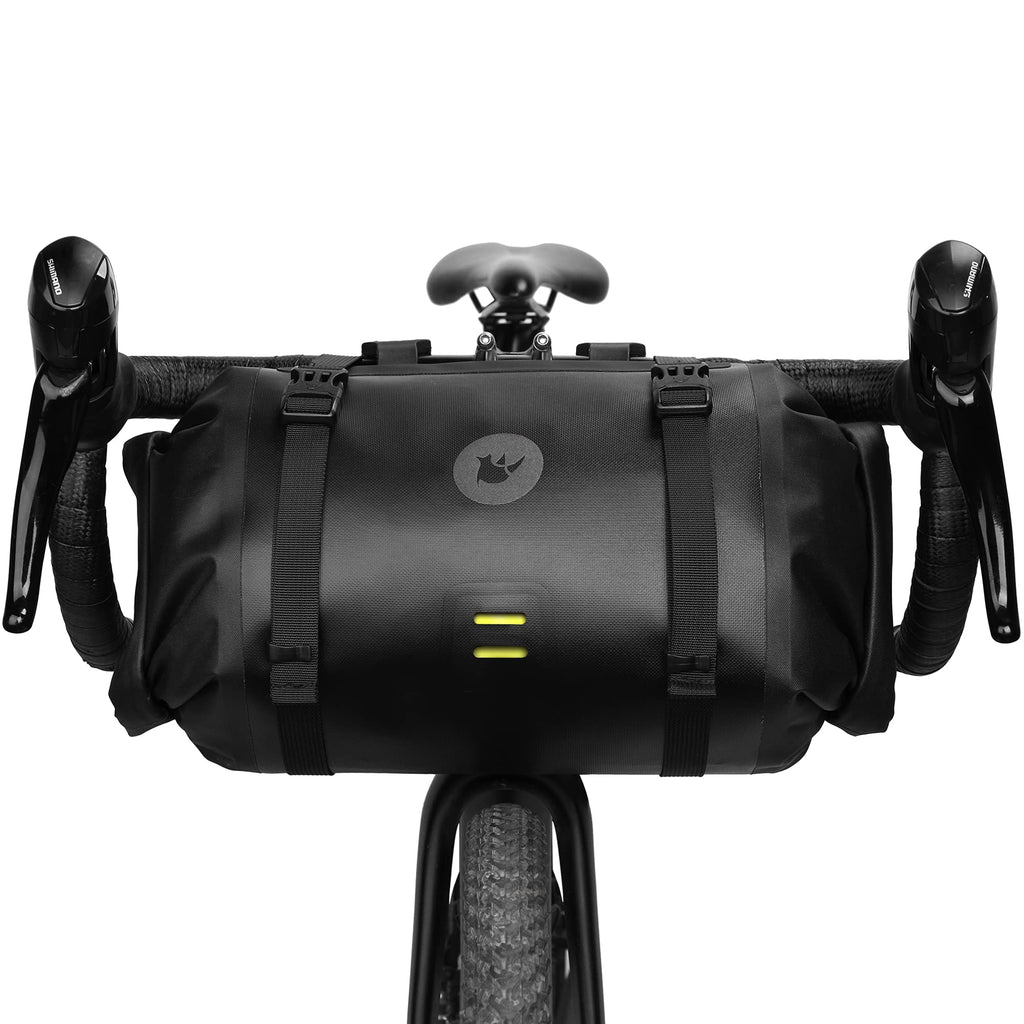 Rhinowalk 2PC Waterproof Bike Handlebar Bag - 12L Large Capacity Set