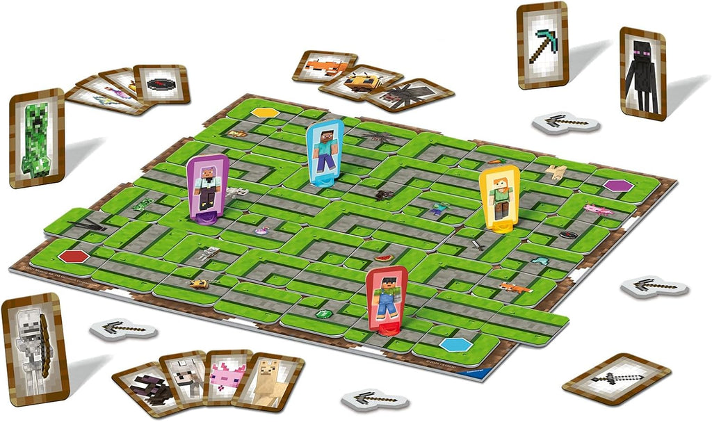 Ravensburger Minecraft Labyrinth Board Game – Family Strategy Game
