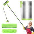 2-in-1 Telescopic Window Squeegee | 4.25m Long Reach Cleaner