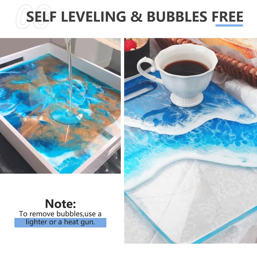 Teexpert Epoxy Resin Kit – 1 Gallon Crystal Clear Casting & Coating Resin