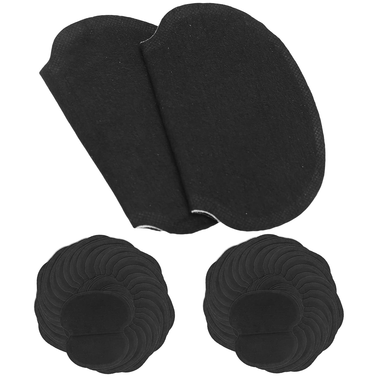 Underarm Sweat Pads - 60pcs Non-Woven Fabric - Black