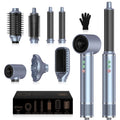 Jolof Store 7-in-1 Magic Styler | 110,000 RPM Ionic Hair Dryer & Curler