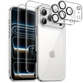 JETech 5-in-1 Clear Case for iPhone 17 Pro Max with Screen Protectors