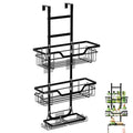 3-Tier Over Door Shower Caddy – Rustproof No-Drill Organizer
