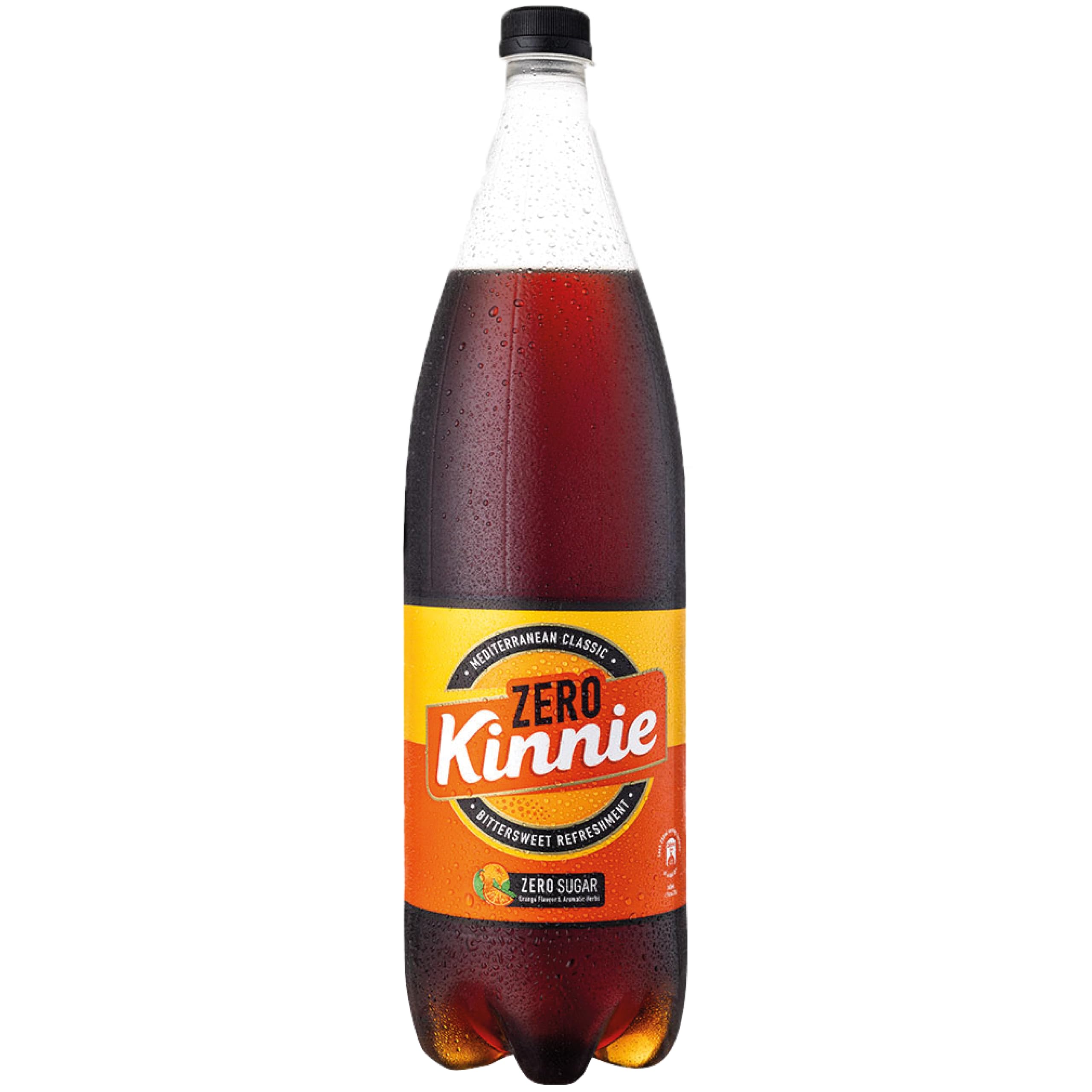 Kinnie Zero Sugar Soft Drink – Refreshing Carbonated Beverage, 6 x 1.5L
