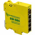 Brainboxes Industrial 4 Port Gigabit Ethernet Switch with 1 SFP Slot