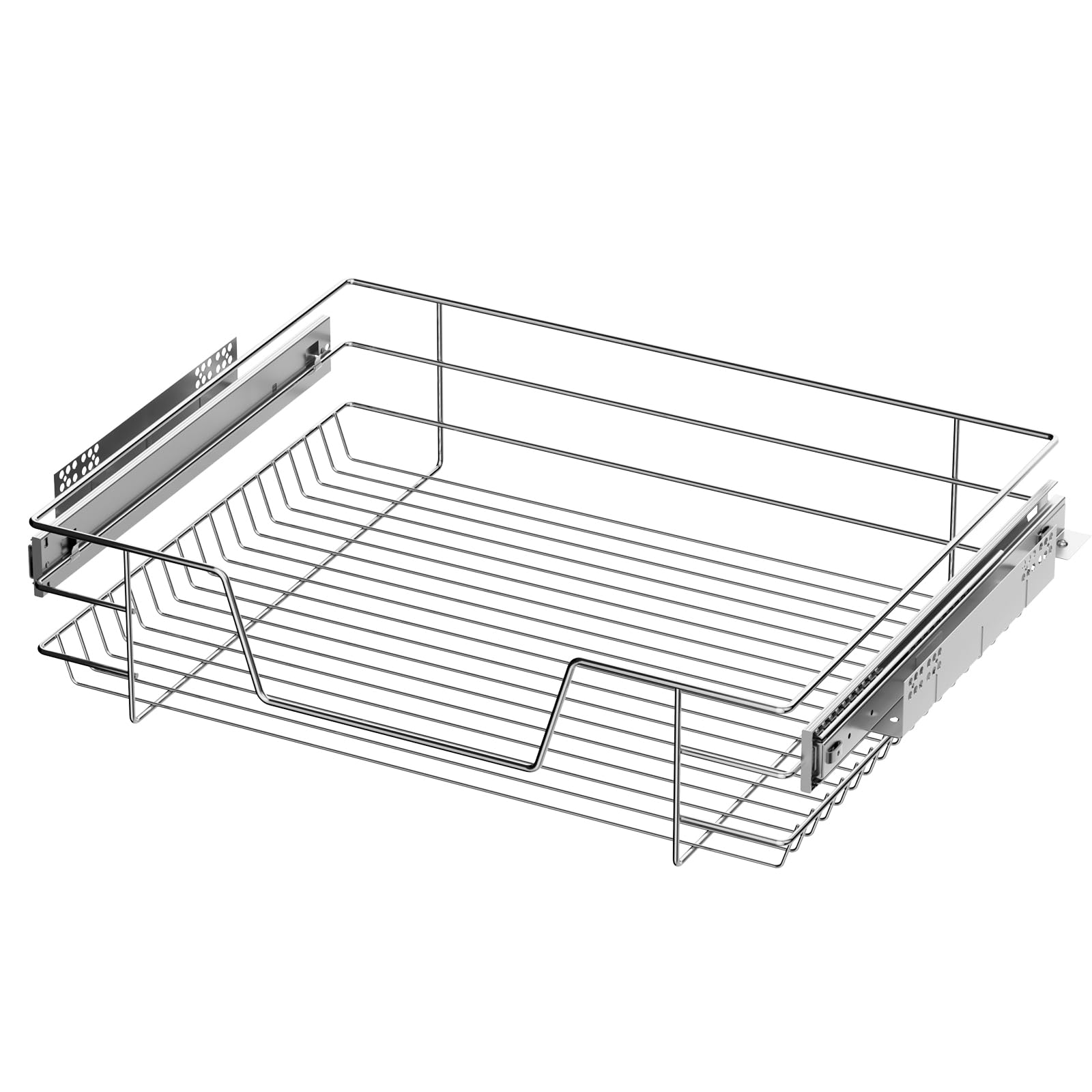 XEMQENER 600mm Pull Out Kitchen Wire Basket – Heavy Duty Cabinet Drawer