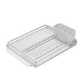 Brabantia Large Dish Drainer with Drying Mat – Light Grey, 49cm