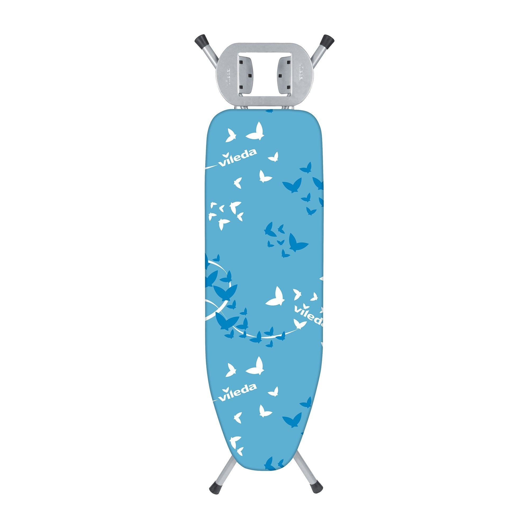 Vileda Bravo Ironing Board – Blue Medium Steam Permeable Metal 120x38cm
