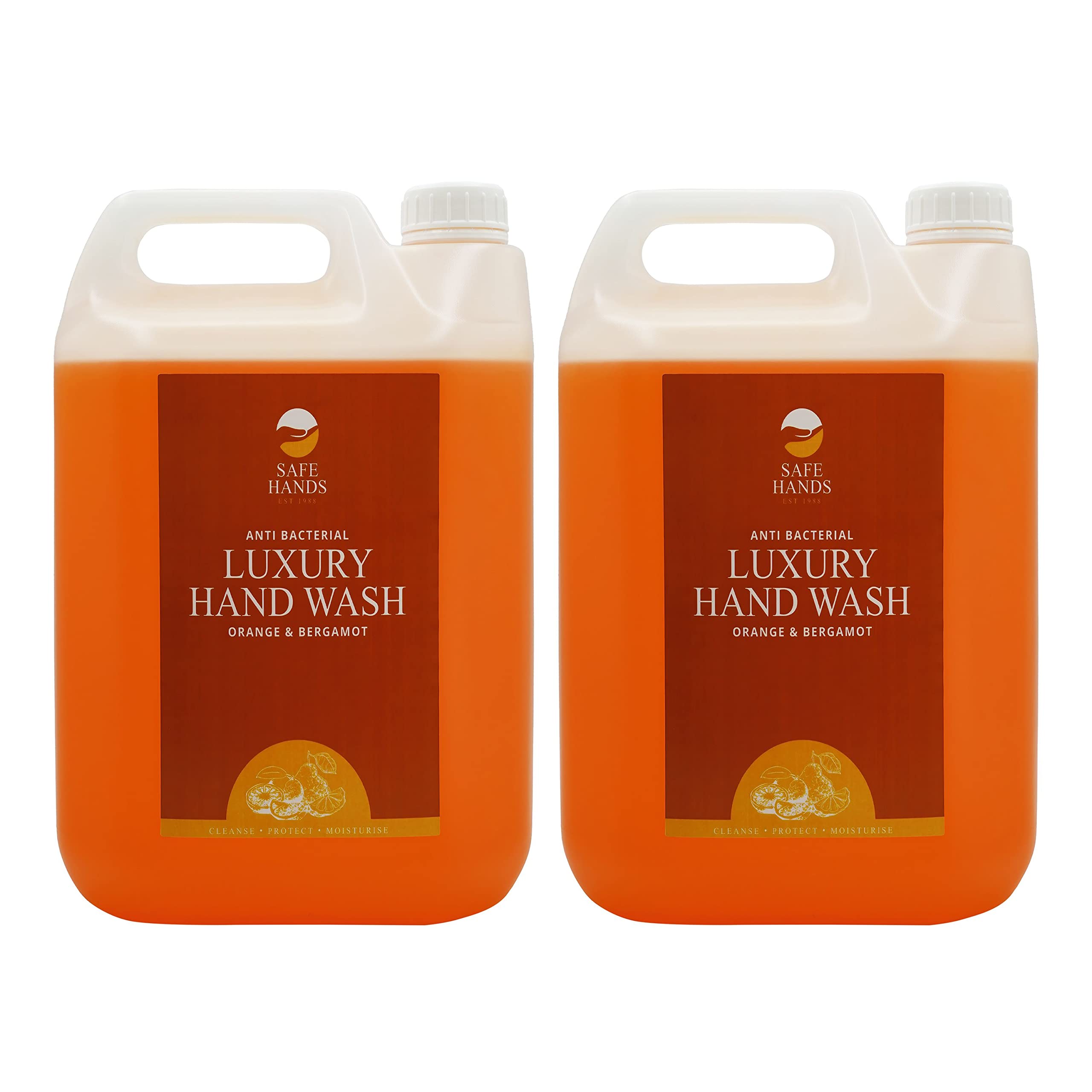 Antibacterial Hand Wash – Orange & Bergamot – 2 x 5L Bulk