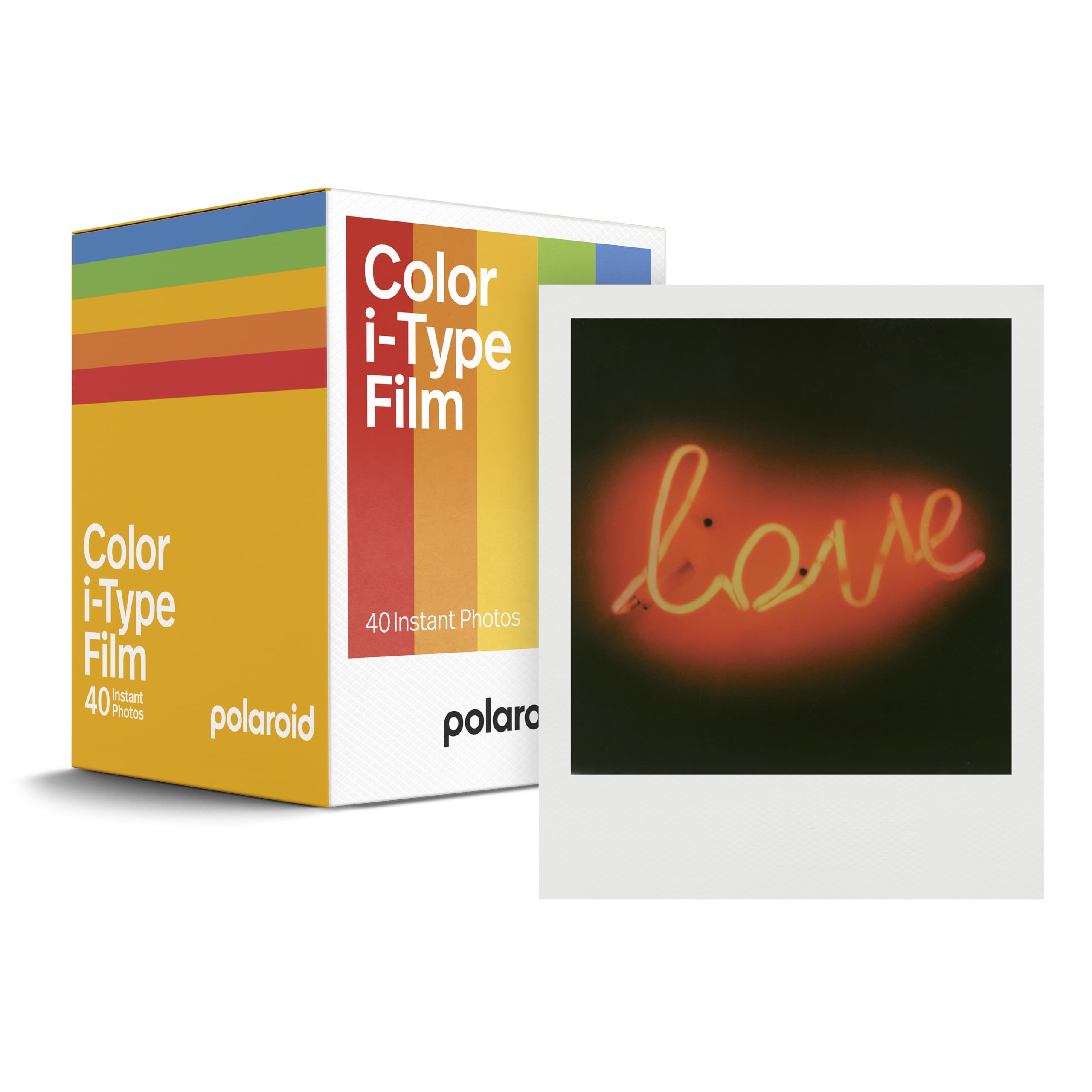Polaroid Color i-Type Instant Film – 40 Photos for Now and OneStep+
