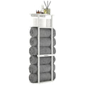 simpletome Wall Mounted Towel Rack | Carbon Steel Bathroom Storage Shelf