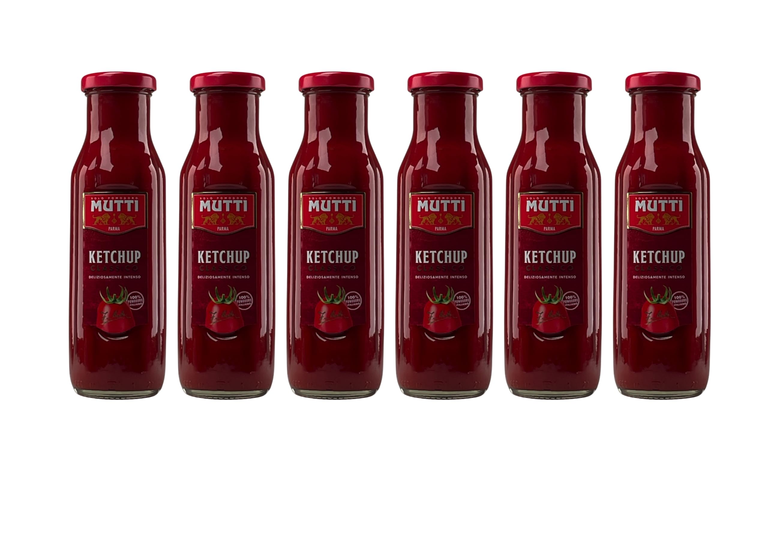 Mutti Tomato Ketchup Classico - Rich Italian Sauce - 300ml (Pack of 6)