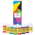 Nazca Colors Permanent Fabric Paint Set – 8 Washproof Acrylic Textile Colors