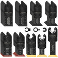 LEILUO 50 Pcs Titanium Oscillating Multitool Blades for Wood and Metal