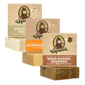 Dr. Squatch Men's Natural Bar Soap – Cold Process 3-Pack Variety
