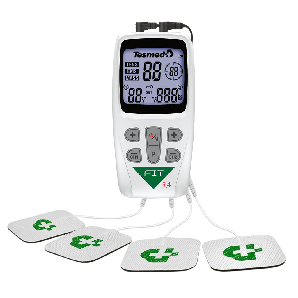Tesmed Fit 5.4 TENS Unit & EMS Muscle Stimulator - 22 Programs