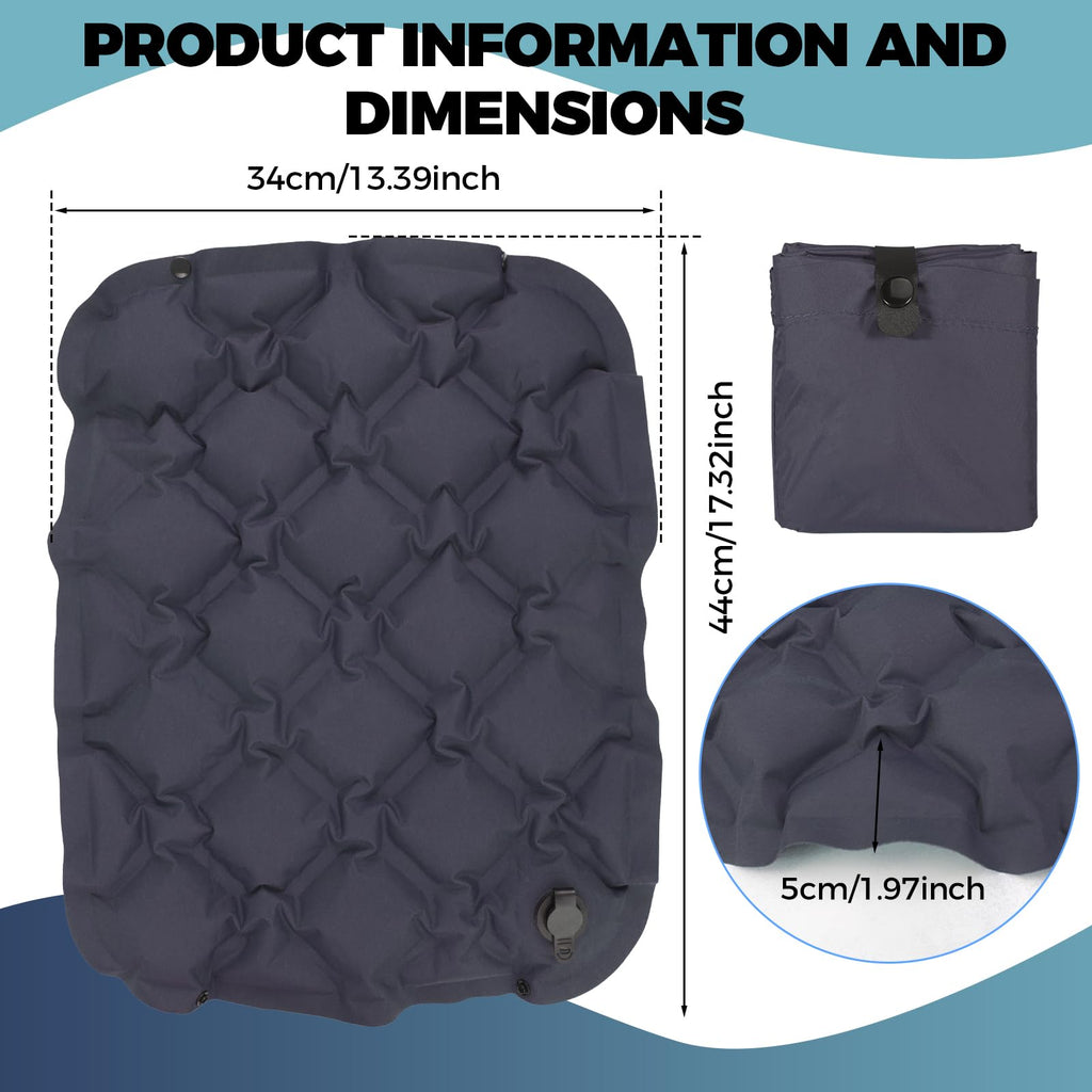 Guangcailun Inflatable Seat Cushion Lightweight Camping Air Sitting Pad - image 4