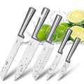 HUIKAILI 5-Piece Kitchen Knife Set – Japanese Stainless Steel Cutlery