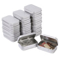 LJY Silver Hinged Metal Tins, 20 Pack, 3.7 x 2.4 x 0.9 in - image 1