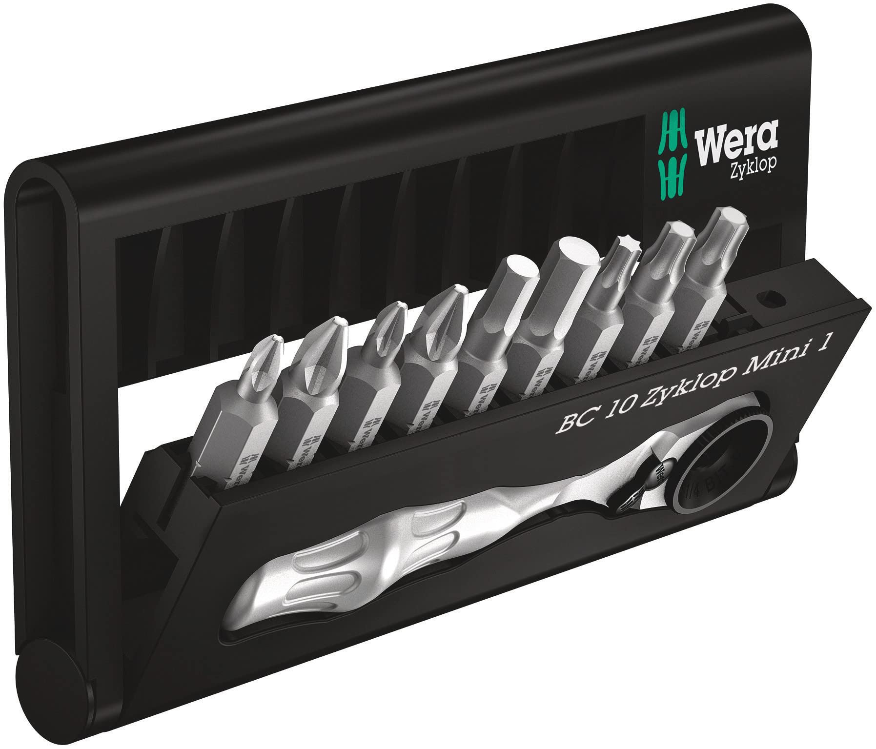 Wera Zyklop Mini 1 Ratchet Set – Kraftform Kompakt Precision Tool Kit