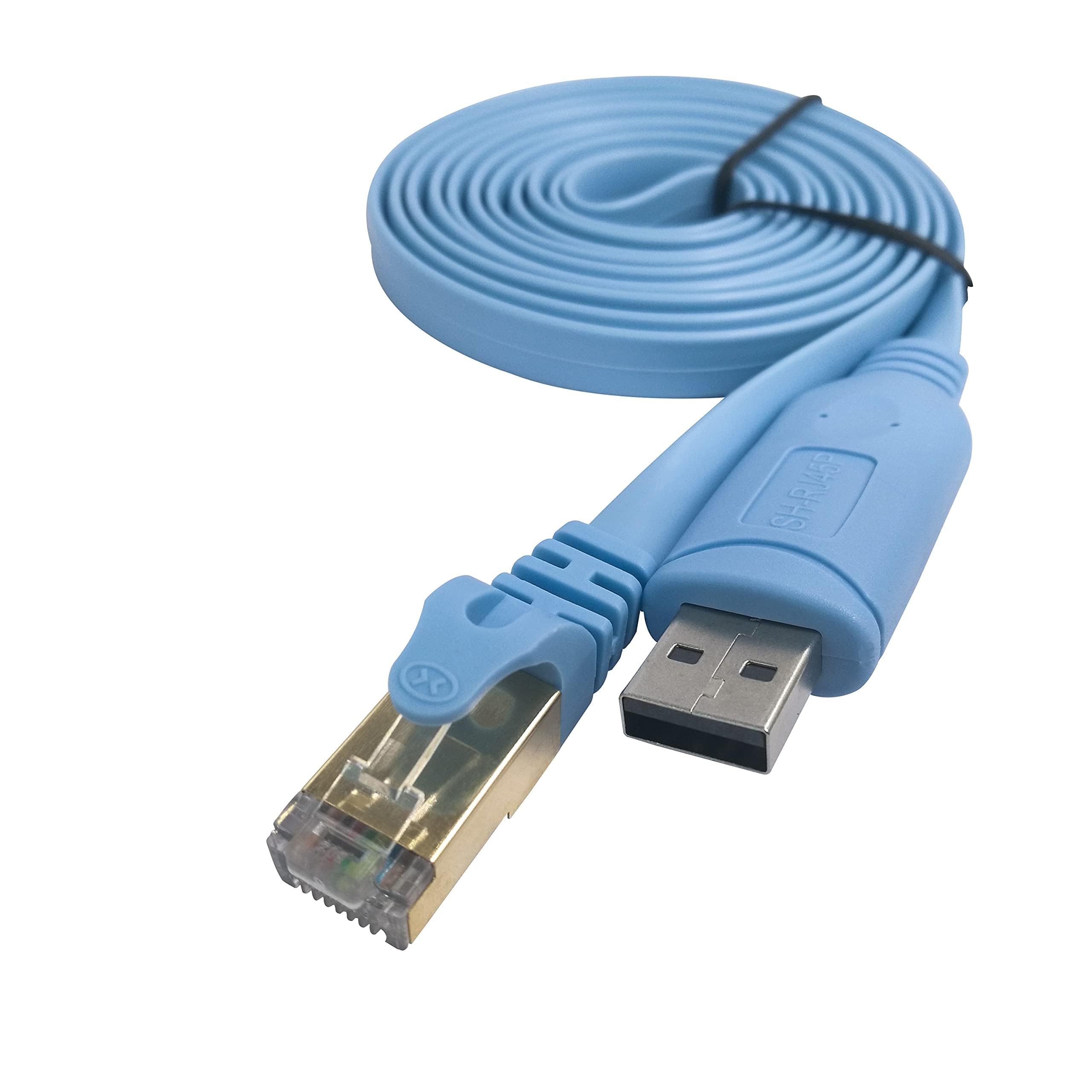 DSD TECH USB to RJ45 Console Cable PL2303RA for Cisco Routers - 5.9FT