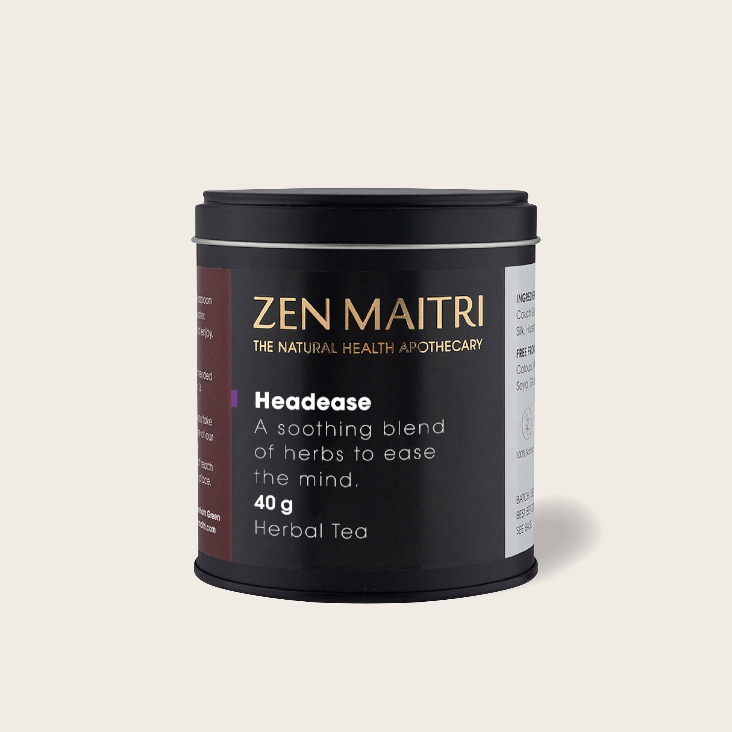 Zen Maitri Headease Herbal Tea | Migraine & Headache Relief (40g)