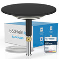 Bächlein Bath Plug - Matt Black Drain Fitting with Replacement Seal