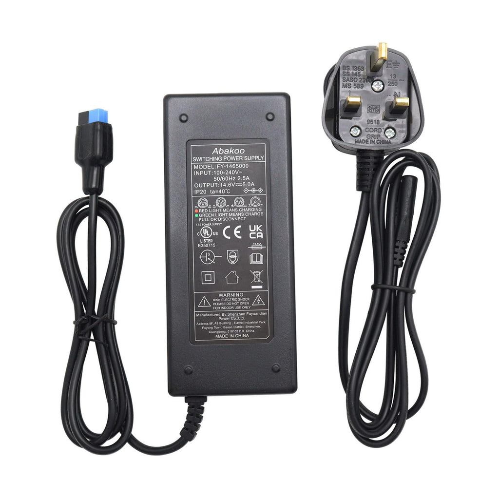Jolof Store 14.6V 5A LiFePo4 Battery Charger for Motocaddy Golf Trolley