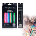 12-Piece Edible Food Colouring Pens | Dual Tip Markers