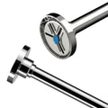 Croydex Extendable Stainless Steel Shower Curtain Pole with 12 Rings